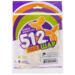 Шар (24''/61 см) Белый, пастель, 3 шт.
