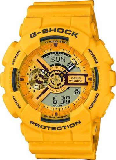 Японские наручные часы Casio G-SHOCK GA-110SLC-9A с хронографом