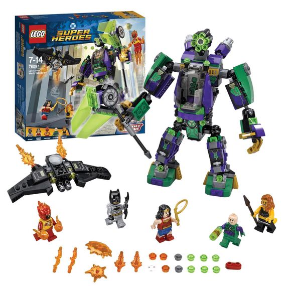 Lego konstruktor Super Heroes Сражение с роботом Лекса Лютора 76097
