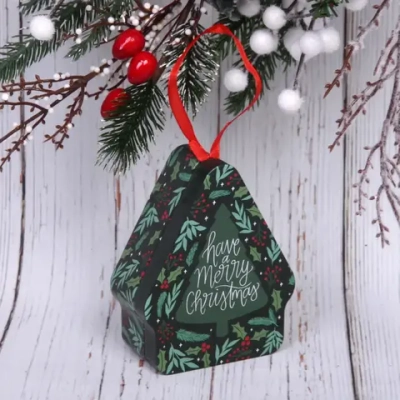 Банка жестяная «Домик» 10,5*8,5*4см ягоды