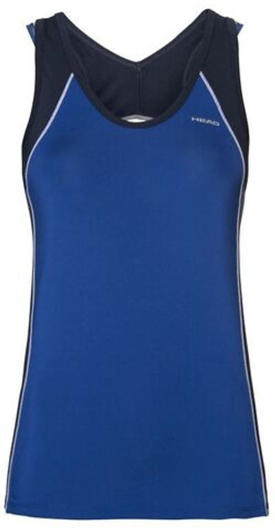 Женский топ теннисный Head Talia Tank Top W - royal blue/dark blue