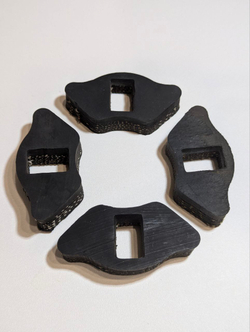 Демпферные резинки заднего колеса мопеда Альфа 17