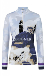 Толстовка BOGNER SPORT BELINE3 5177 9763 A46 синего/белого цвета