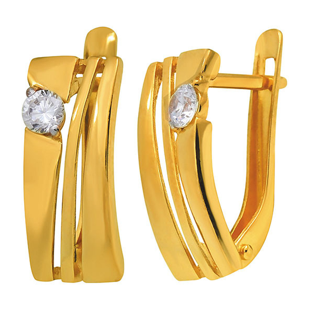 Серьги из золота 585 пробы
