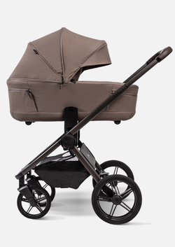 Peppy Коляска детская Monaco thermo 2 в 1 Mocca (кофе), рама серо-коричневая