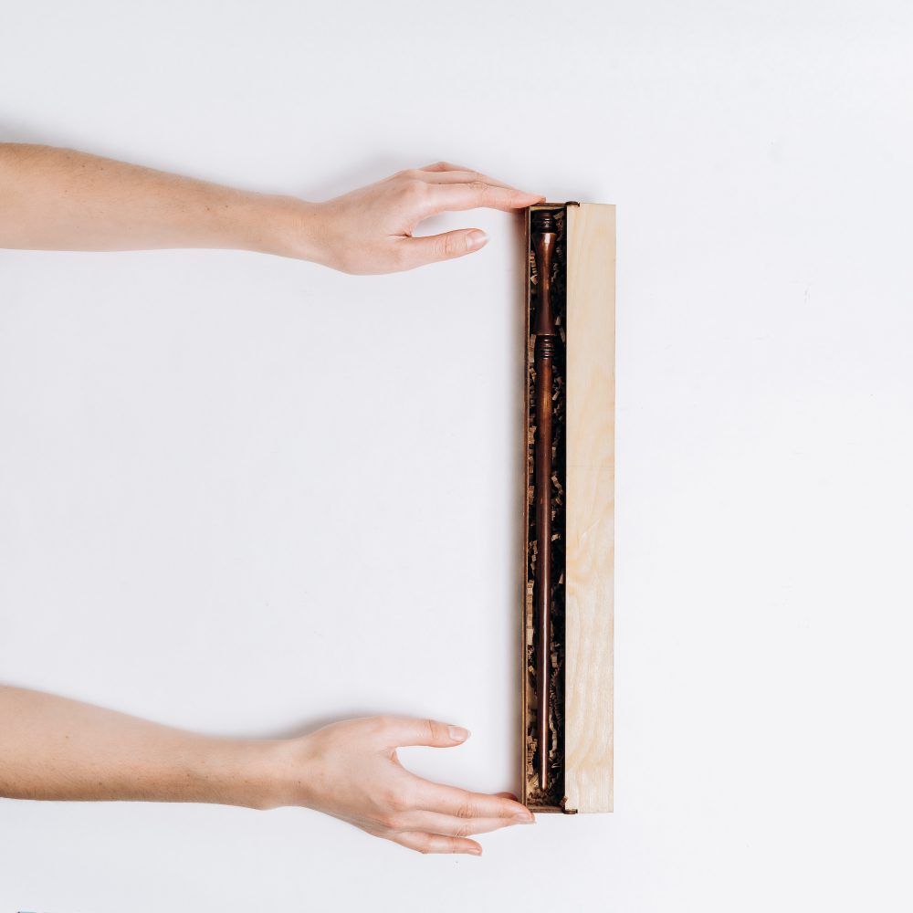 Деревянный подарочный набор -указка в футляре (коробе) 400 мм. PK14