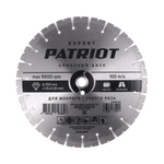 Диск PATRIOT EXPERT алмазный сегментный 350х25,4/20 Бетон/ Асфальт