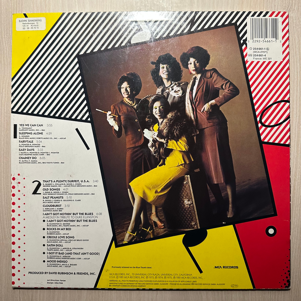 The Pointer Sisters - Retrospect (Германия)