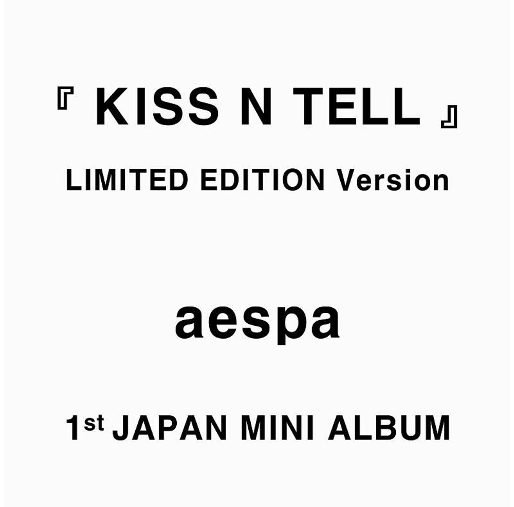 (ПРЕДЗАКАЗ) Альбом AESPA - KISS N TELL 1st JAPAN Mini Album LIMITED Version