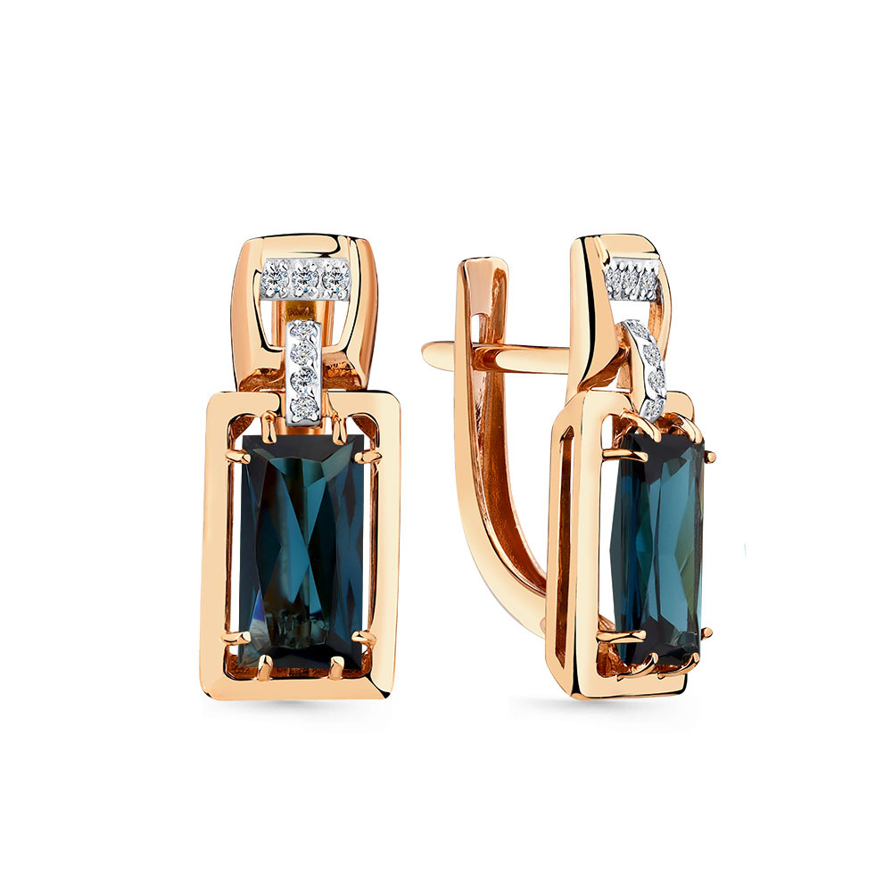 Серьги из золота 585 пробы