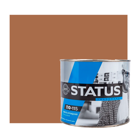 Эмаль ПФ-115 STATUS  ШОКОЛАДНАЯ  1,8кг
