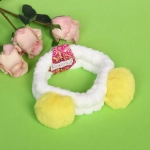 Повязка на голову «Кокетка - Шарики», цвет розовый, голубой, серый и пудровый, 20*6см (упаковка белый ZIP пакет)