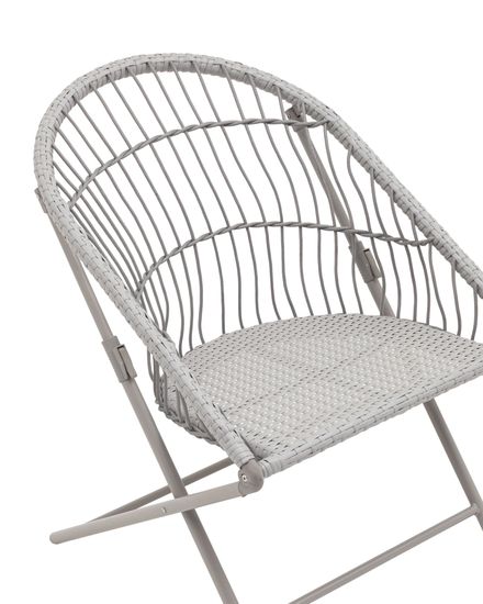 Комплект складной мебели для сада Soley светло-серый