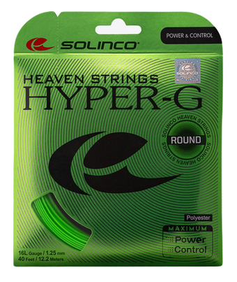 Теннисные струны Solinco Hyper-G Round (12m) - зеленый