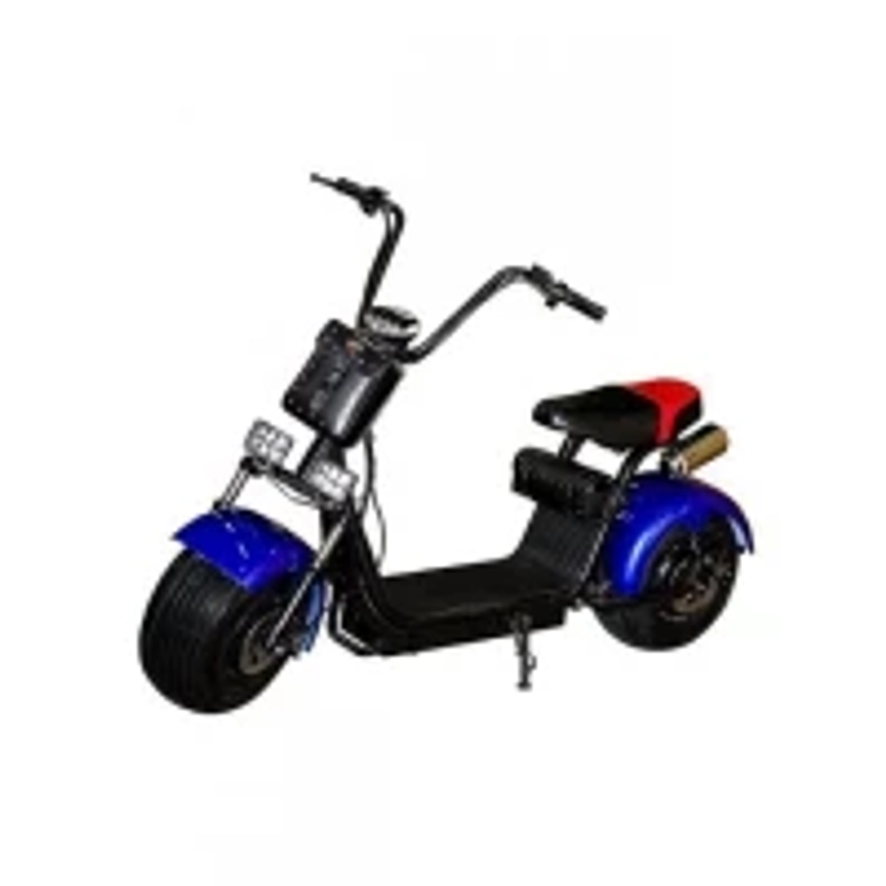 Электроскутер Citycoco с глушителем 1500W, 20Ah Белый