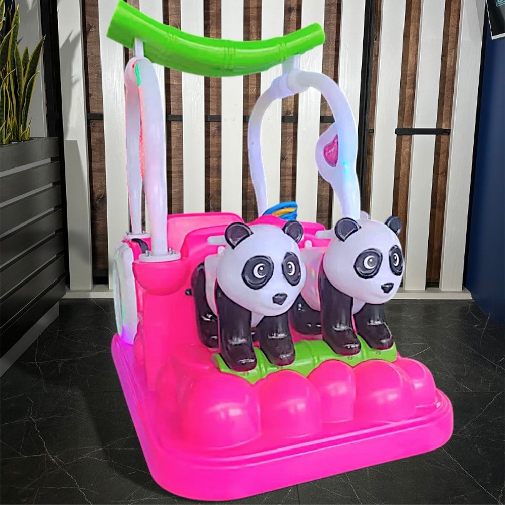 Прокатный аттракцион «Семья Панд» Электромобиль