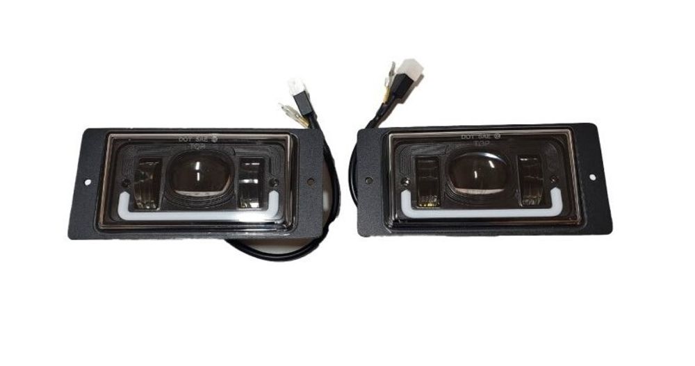 Фара п/туман. /2110, 2115/ 4 LED 18W 10-30V 174*84*58 без регулировки, встраиваемая (2 шт) (GrandeLight)