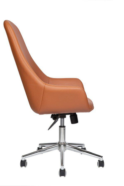 Кресло для офиса МГ-24 А хром паук (ткань, экокожа)