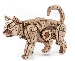 Сборная модель деревянная, конструктор 3D EWA Механический Кот (Кошка)