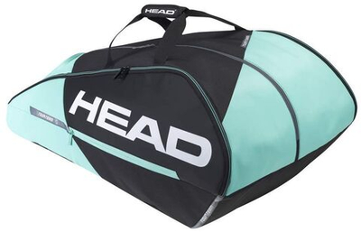 Сумка теннисная Head Tour Team 12R - black/mint