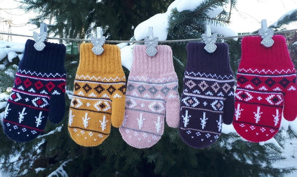 Варежки детские TREE р.14 (Мегашапка) 1709