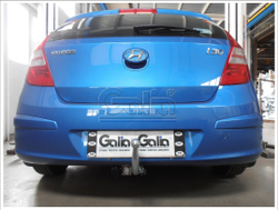 Оцинкованный фаркоп на Hyundai i30 хетчбек FD 2007-2010, Kia Ceed хетчбек 2006-2012, в т (без электрики), Galia K029C