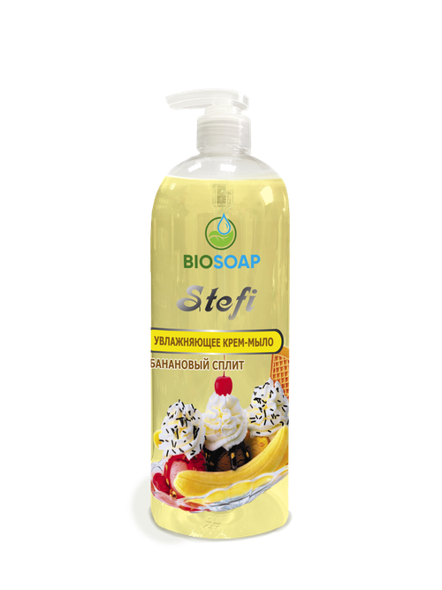 Крем- мыло STEFI, банановый сплит, 1л