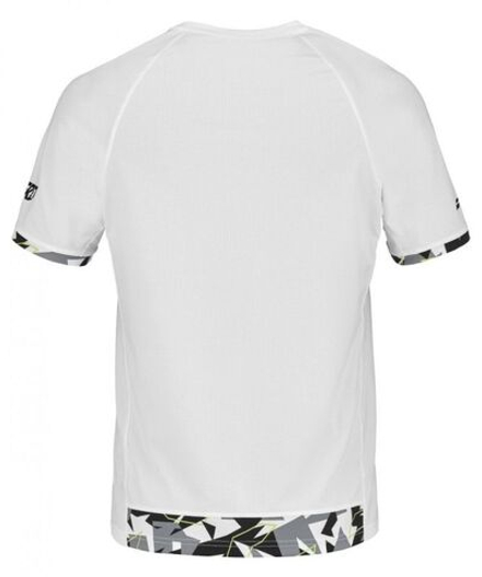 Теннисная футболка Babolat Aero Crew Neck Tee - white/white