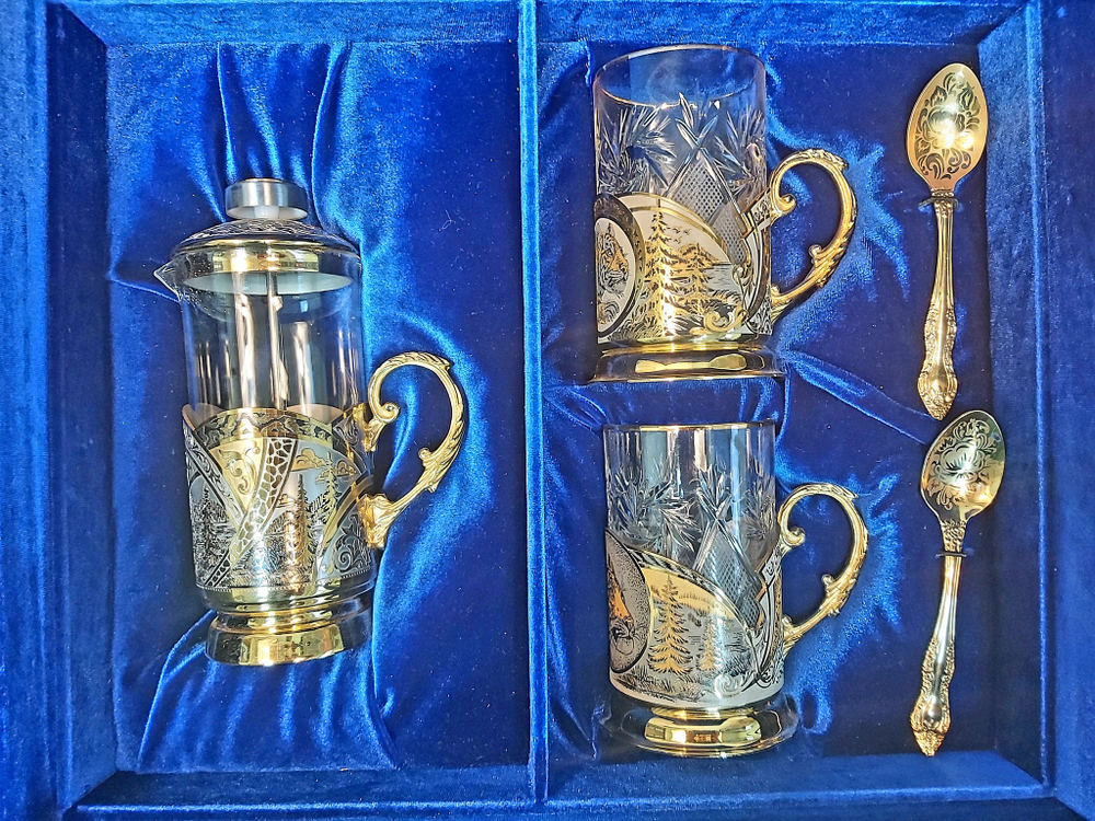 Чайный набор  на 2 персоны "Тайга"