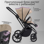 Коляска 4 в 1 Sweet Baby SBL Massimo + автокресло Elegante Plus с базой i-Size ISOFIX DK780 Beige