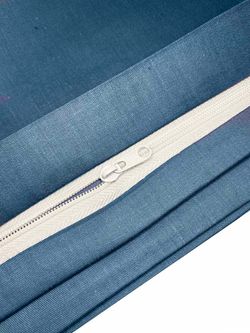 Пододеяльник сатин Milky Garden "TEAL" 1,5-спальный на молнии 145x215 см