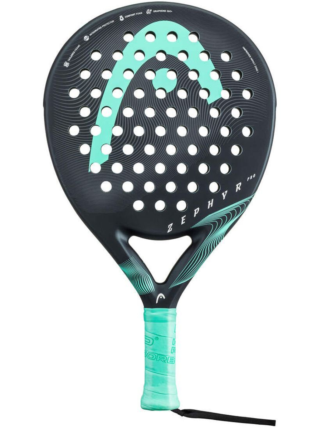 Ракетка для Padel Head Zephyr Pro 2023 - black/teal