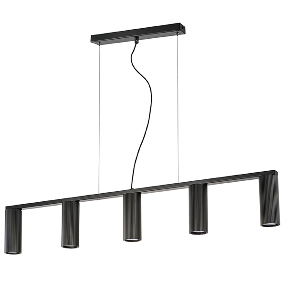 718057 Люстра ROMA 5х28W GU10 (led) ЧЕРНЫЙ