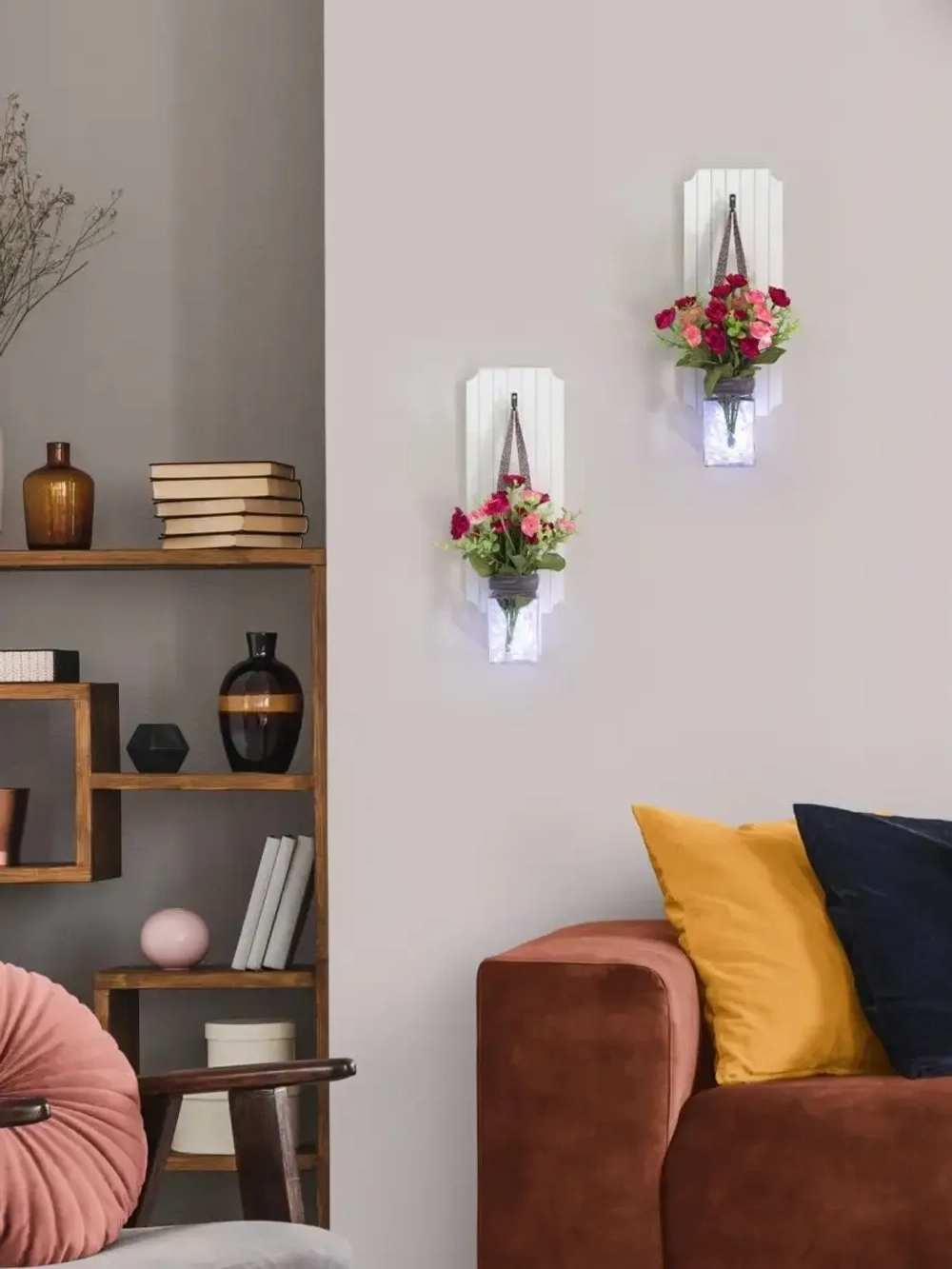 Декор на стену с подсветкой 2 шт