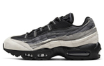 CDG x Nike Air Max 95 joint retro low-top running shoes for men and women with the same black, white and gray