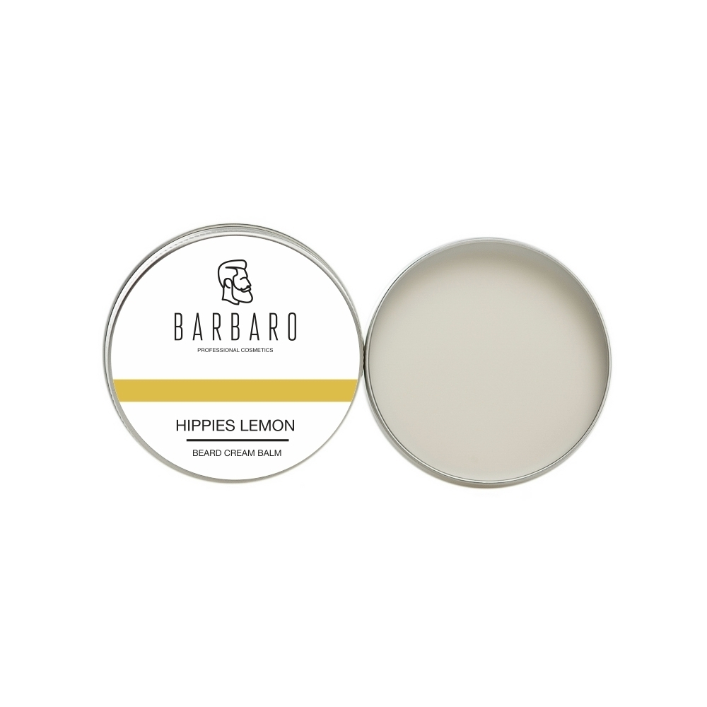Barbaro Beard Balm Hippies lemon - Крем-бальзам для бороды Хиппи-Лимон 50 мл