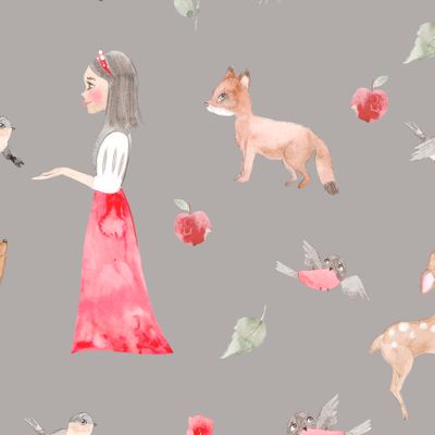 Белоснежка на темном