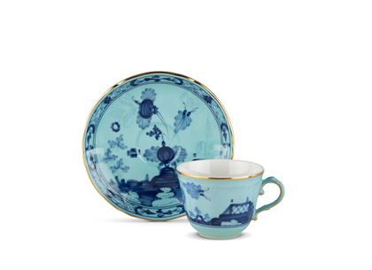 Кофейная чашка с блюдцем Richard Ginori Oriente Italiano Iris (120 мл)
