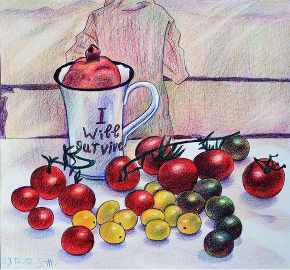 Репродукция на фотобумаге "Томаты"