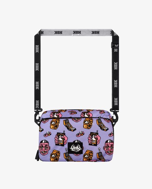 Сумка Hook Шолдербег Грандма 90-е фиолетовая