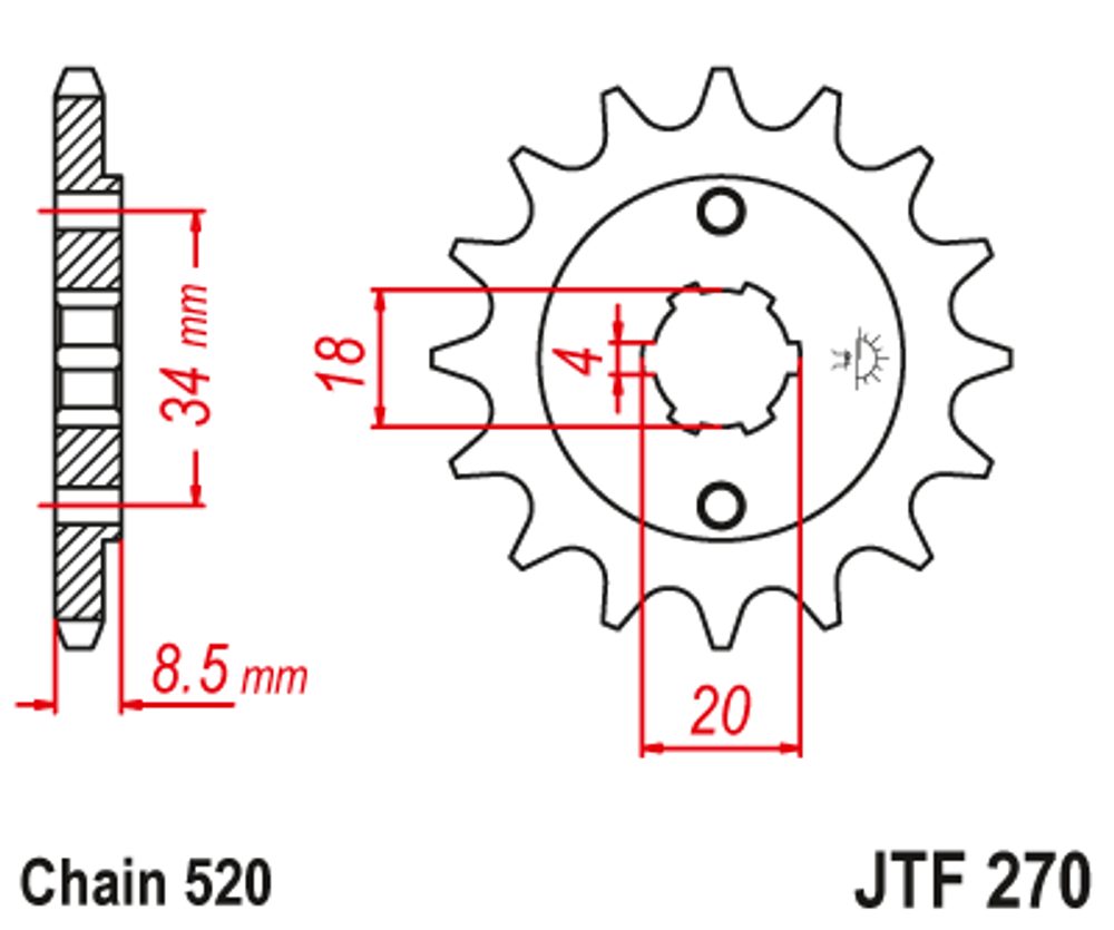 Звезда JTF270.15