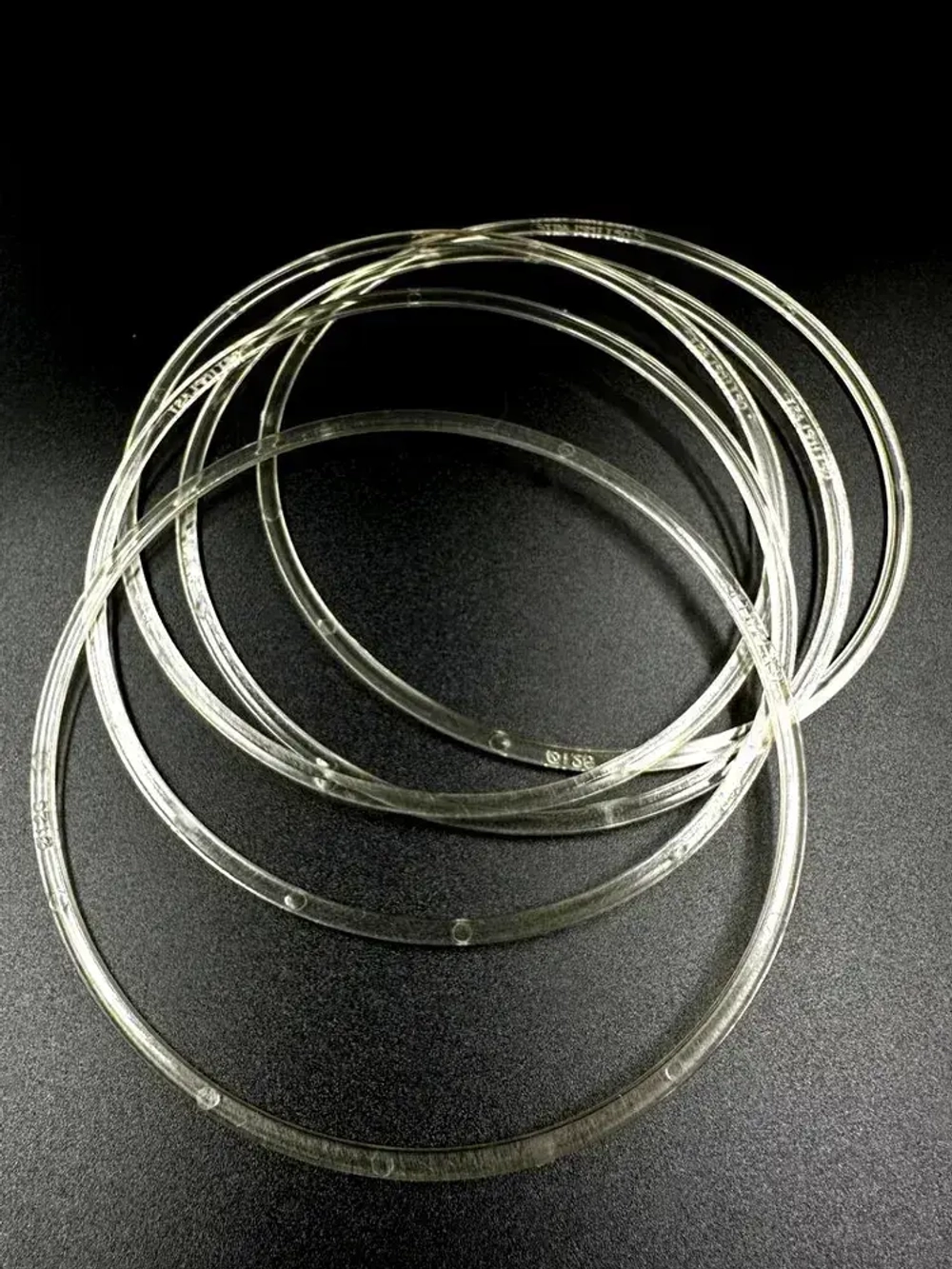 Термокольцо прозрачное для натяжного потолка диаметр 130мм 5 шт