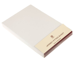 Простыня 200х220х30 Luxberry (Т) Трикотаж Джерси экрю Португалия