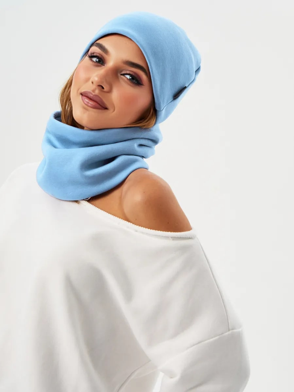 Снуд унисекс из футера с начесом