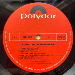 Винтажная виниловая пластинка LP Shocking Blue, Portrait Of The Shocking Blue (Япония 1973) (Без Оби)