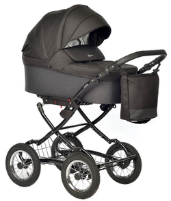 Детская коляска Indigo Barbara 21 Classic 2 в 1 Ba06 черный