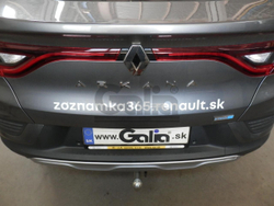 Оцинкованный фаркоп на Renault Arkana (только Европейская версия) 2019- (без электрики), Galia R105C