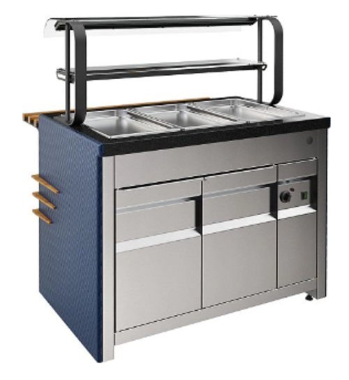 Мармит для вторых блюд REFETTORIO RМ23A Case