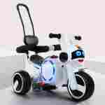 Детский электромотоцикл "Трицикл BKY-188" белый