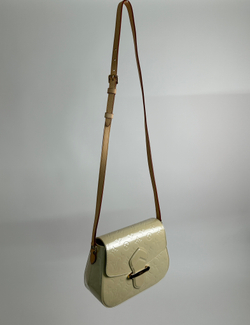Сумка Louis Vuitton White Monogram Vernis Bellflower